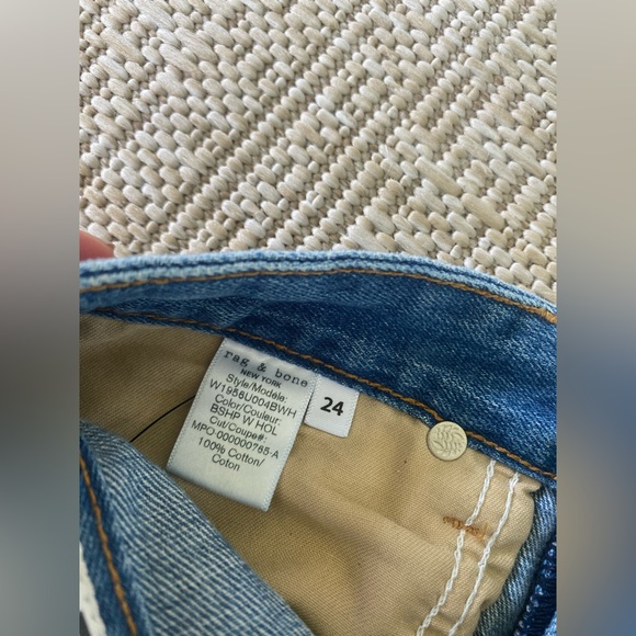 NWT Rag & Bone Dre Low-Rise denim shorts in size 24 - Picture 5 of 10